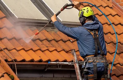 Démoussage et hydrofuge de toiture à Mhère